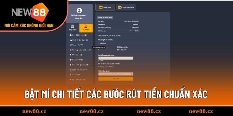 Chi tiết từng bước tạo giao dịch