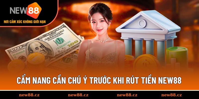 Vài lưu ý trong quá trình rút tiền NEW88
