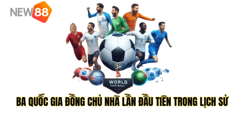 Ba quốc gia đồng chủ nhà lần đầu tiên trong lịch sử